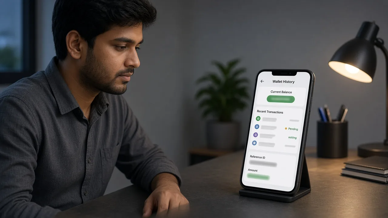 Indian user reviews Diwa Wow wallet transaction status